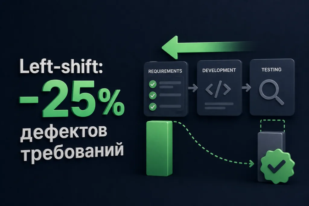 Достижение: Left-shift и качество требований